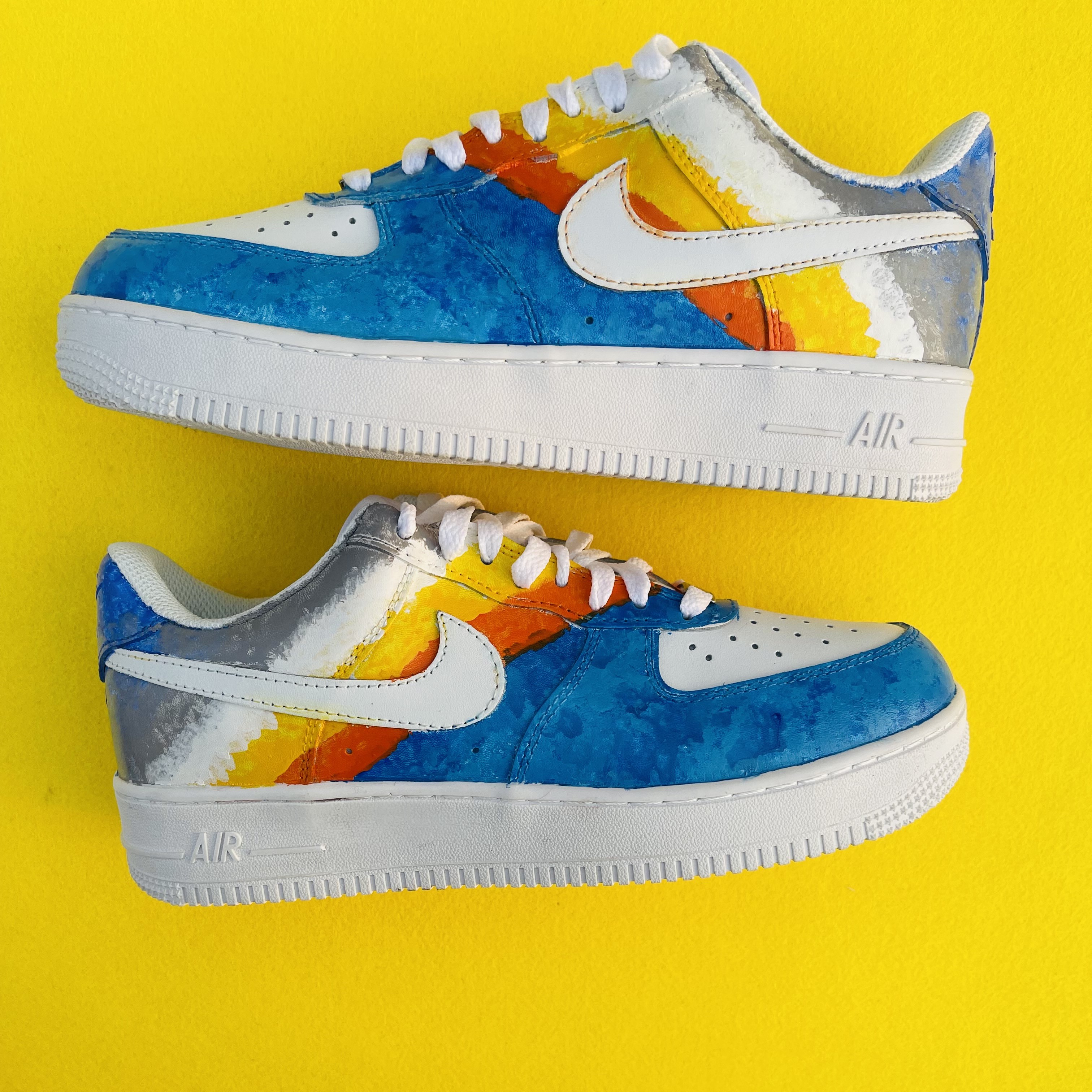 Nike Af1 Sunset Abstract